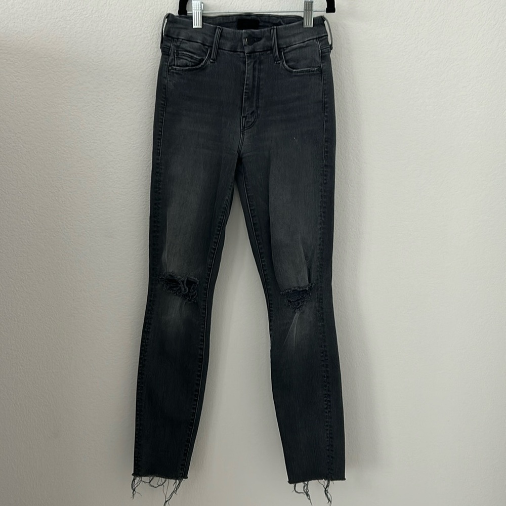 🖤MOTHER JEANS HUSTLER ANKLE FRAY🖤